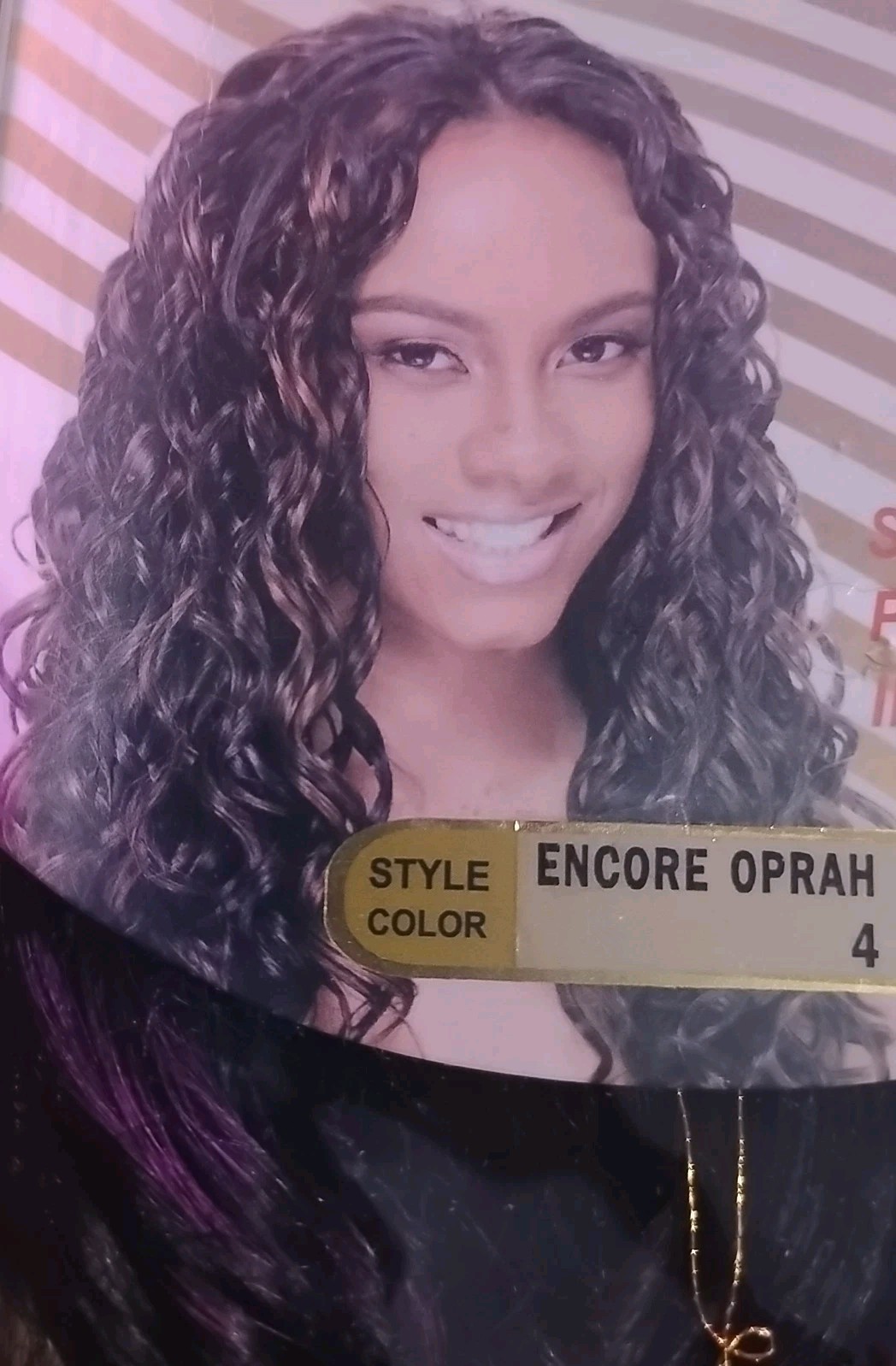 Encore Oprah Curl weave 100% Human Hair Quality 18 Inch #4