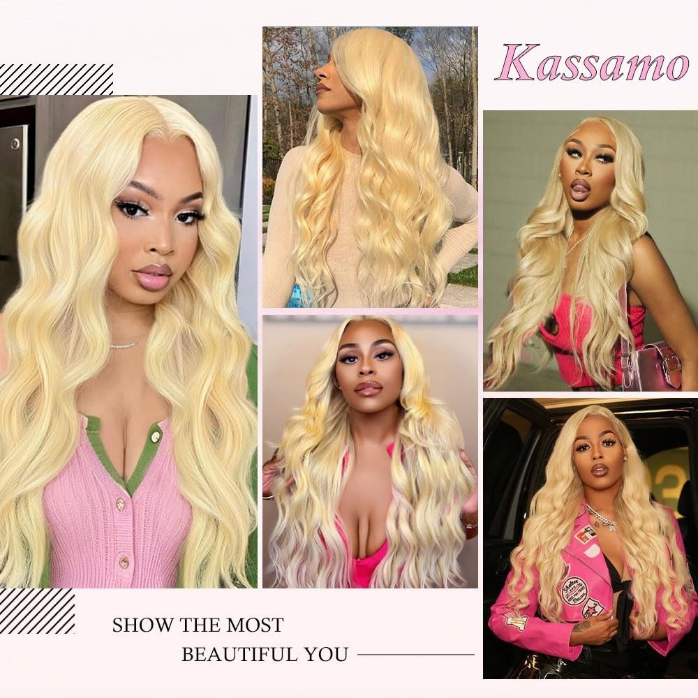 250 Density 30″ Blonde Lace Front Wig – HD 13×6 Frontal, Body Wave, Pre-Plucked