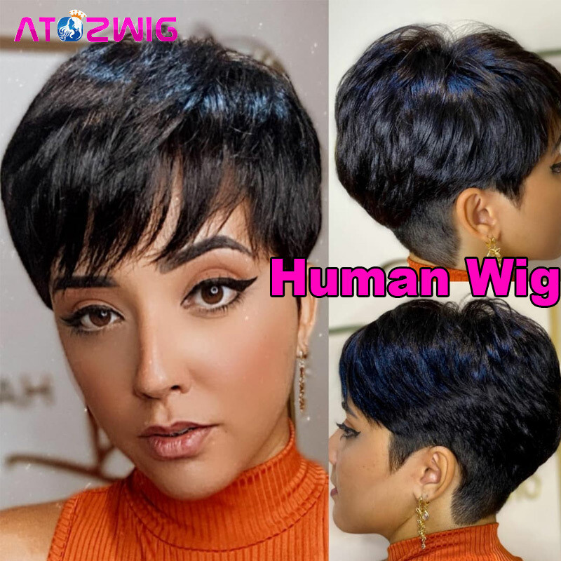 Pixie Cut Wig Human Hair Short Pixie Cut Wigs for Black Women Human Hair Wigs