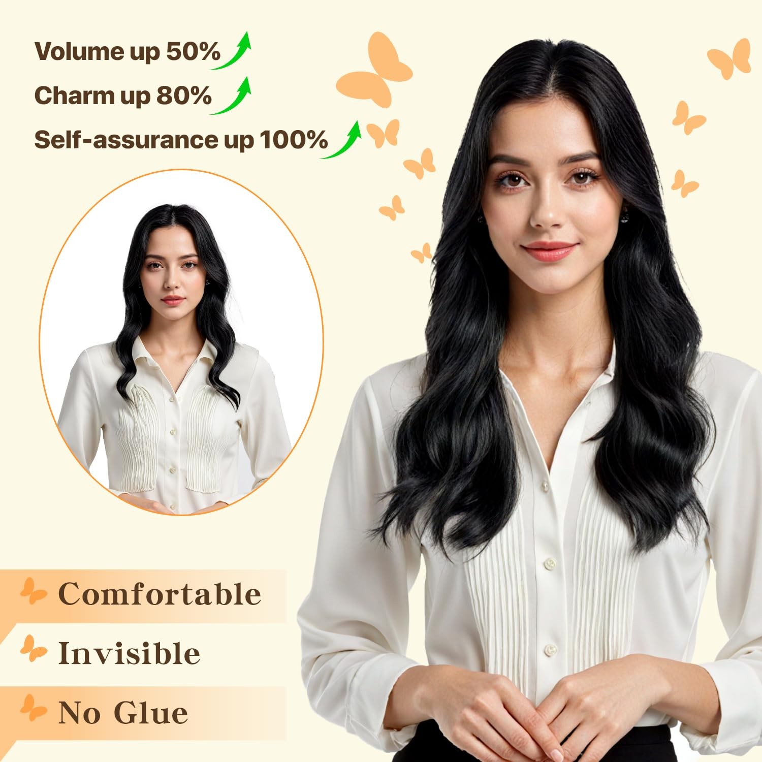 Tesshair Halo Hair Extensions Straight 100 Real Human Hairno Wire Extensions