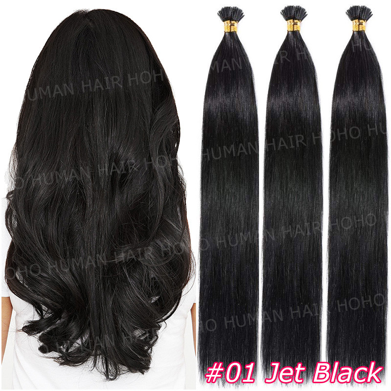 300 Sticks I TIP Pre Bonded Real Remy Human Hair Extensions Micro Loop Ring Long