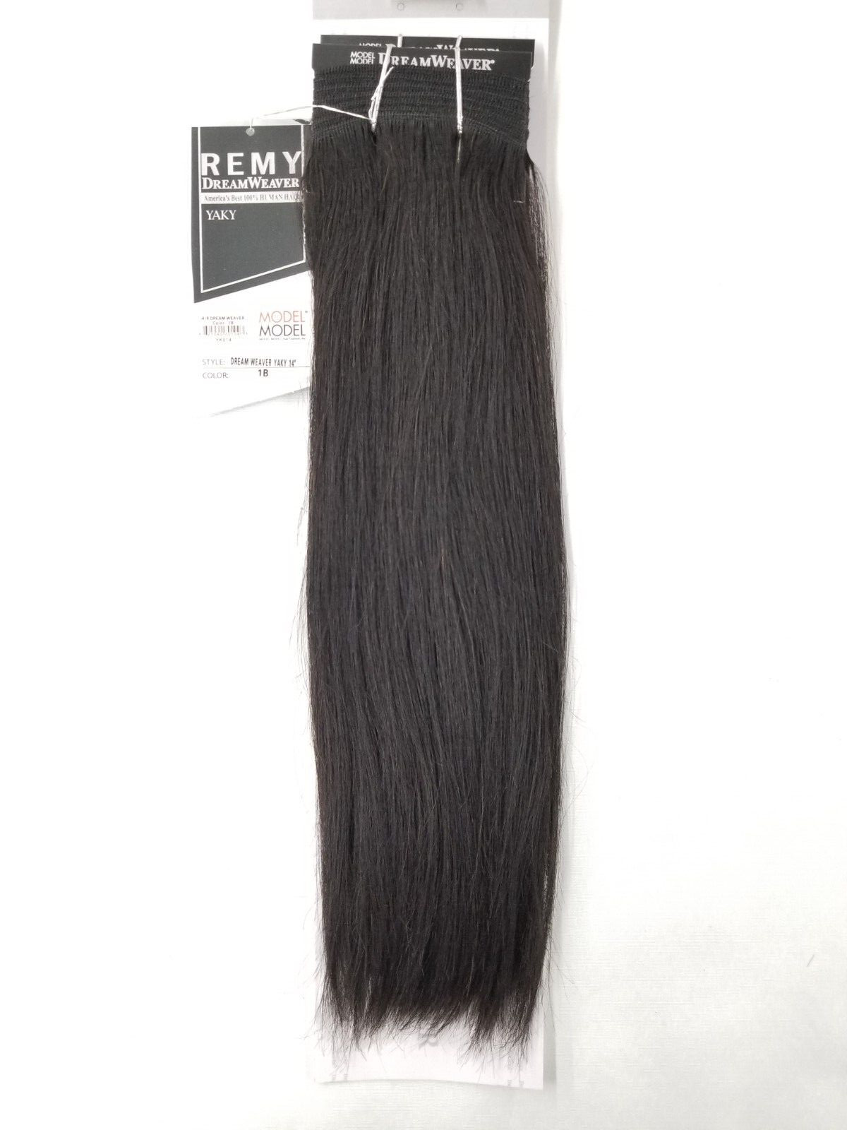 ModelModel Remy Dreamweaver 100% Human Hair Weave Extension 14″~Off Black