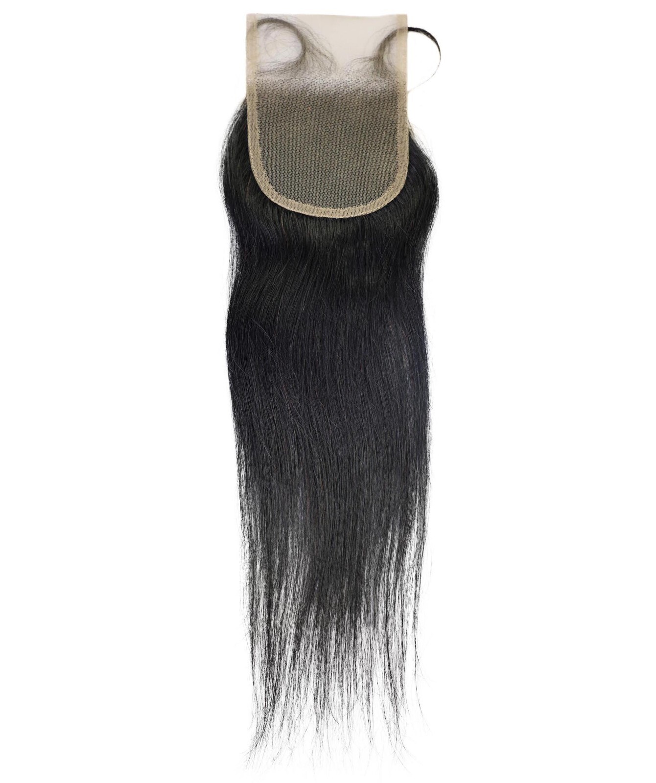 Amahle 4×4 Lace Closure Straight 12″ Natural Color 100% Human Hair Extensions