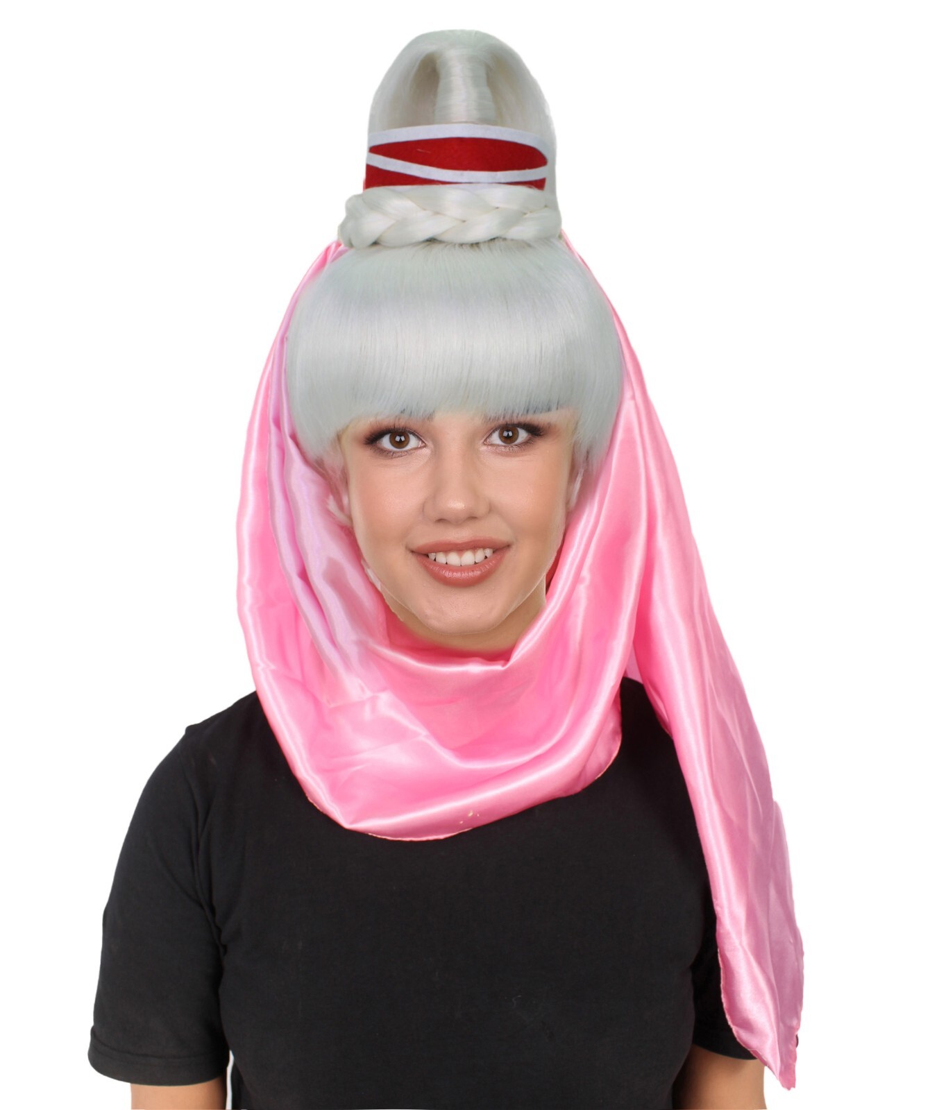 Adult Women’s 60s American Sitcom Multi Colors Genie Wig, HW-6988A