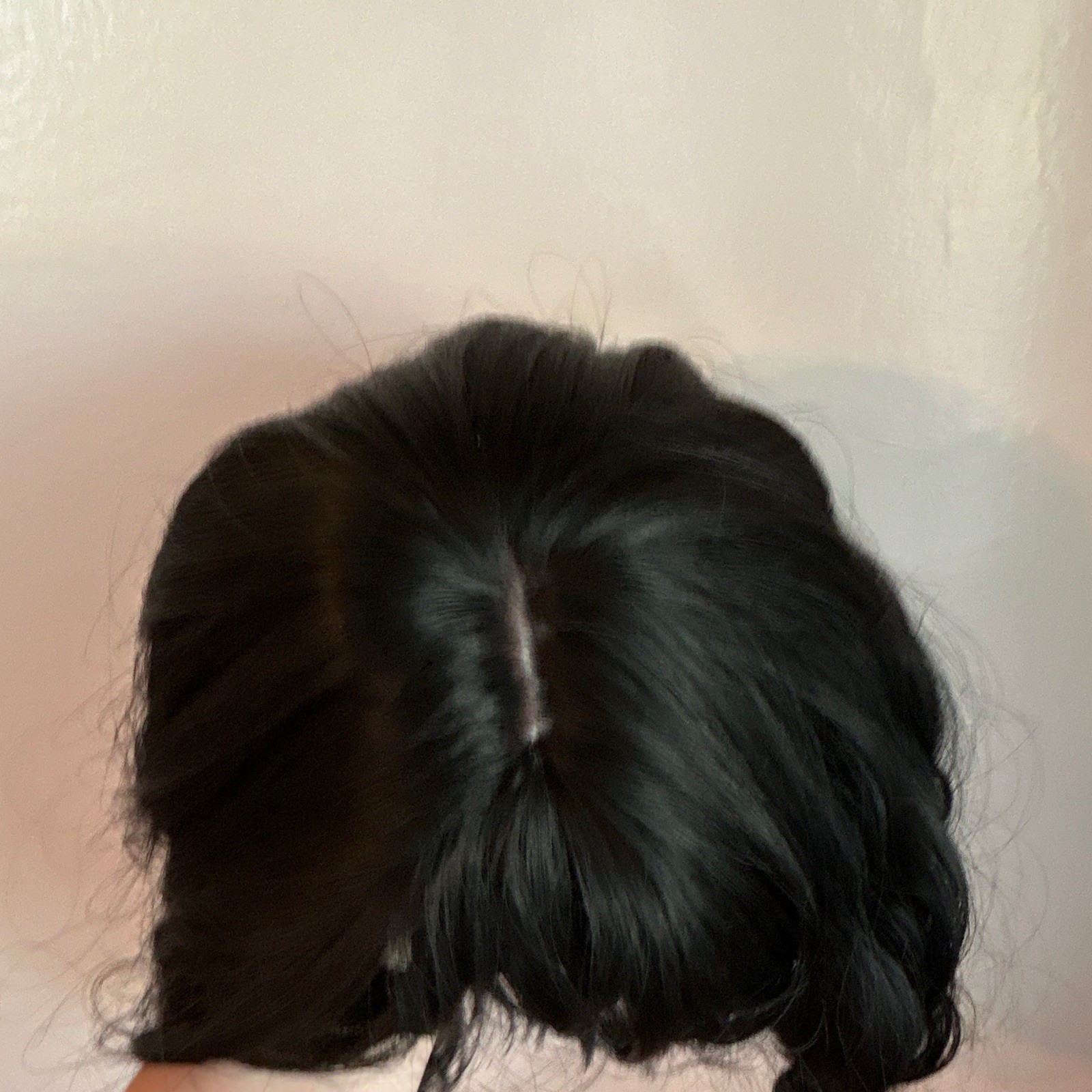 Elfairy 2 Black Wavy Clip-In Wig with Bangs, Classic Cap, Adjustable Strap