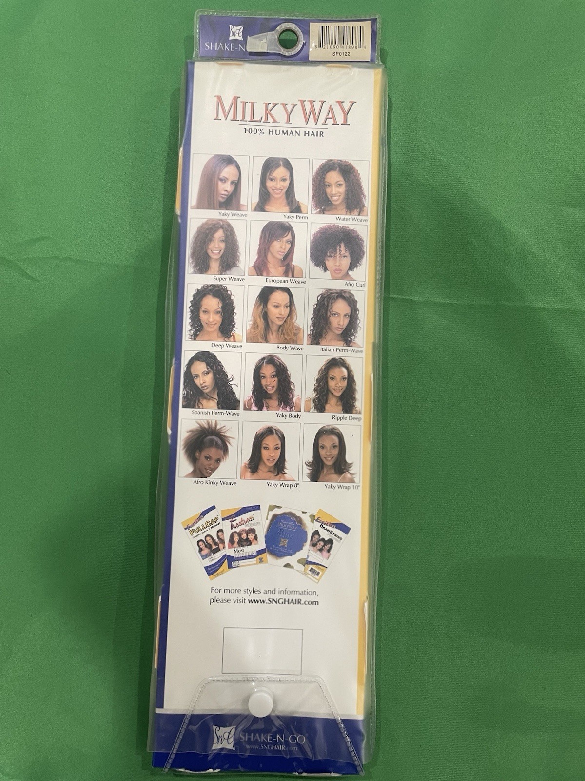 Milky Way 100% Human Hair Spanish Perm Wave 12″ Weaving Sew-In Color 2