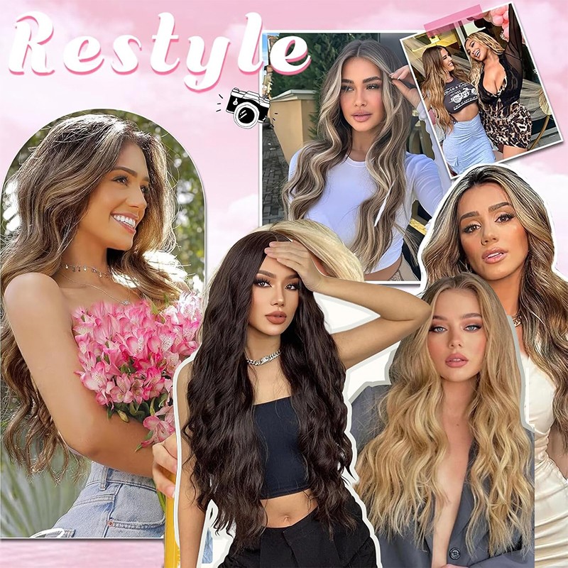 Double Weft 100% Remy Human Hair Extensions Full Head Clip In 8PCS Extra Thick