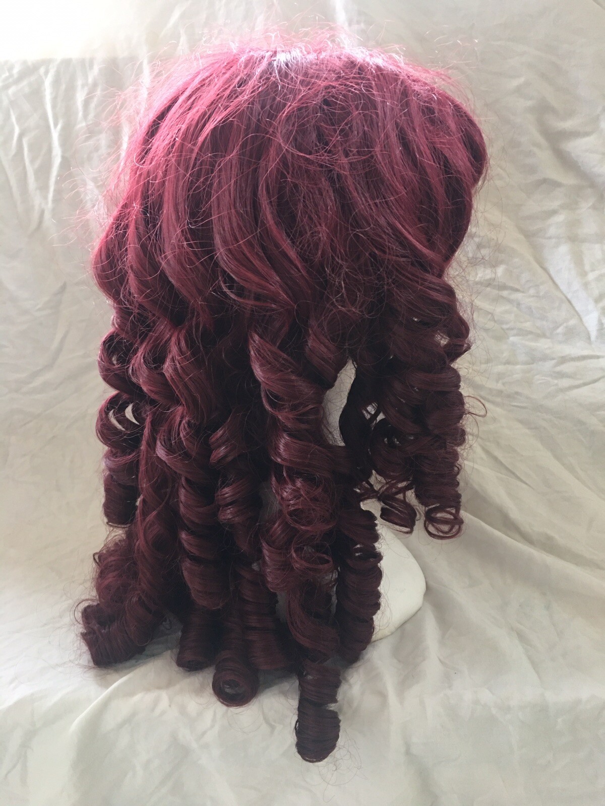 Rockstar Wigs Cosplay Pin-up Curly-Red/Burgundy, ￼One Size Fits Most