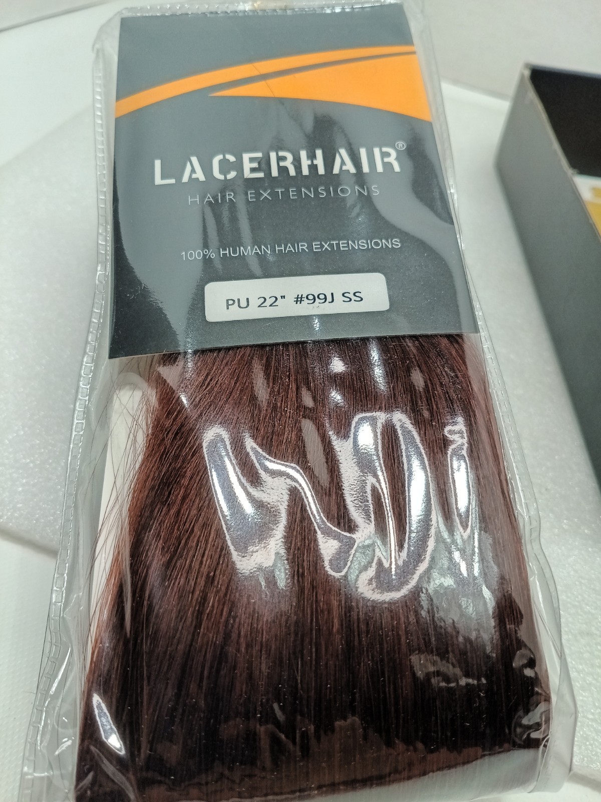 20Pcs #99J 100% Remy Human Hair,Seamless 22 inches extension.