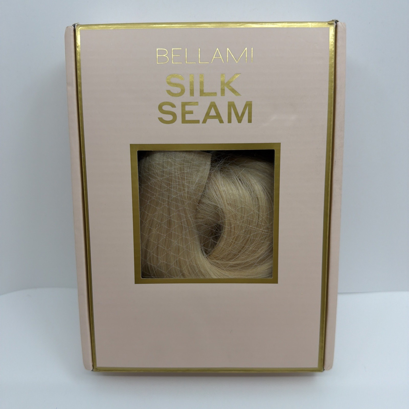 BELLAMI Silk Seam 18” Hair Clip In Beige Blonde N #90 4 Pieces Remy Human Hair