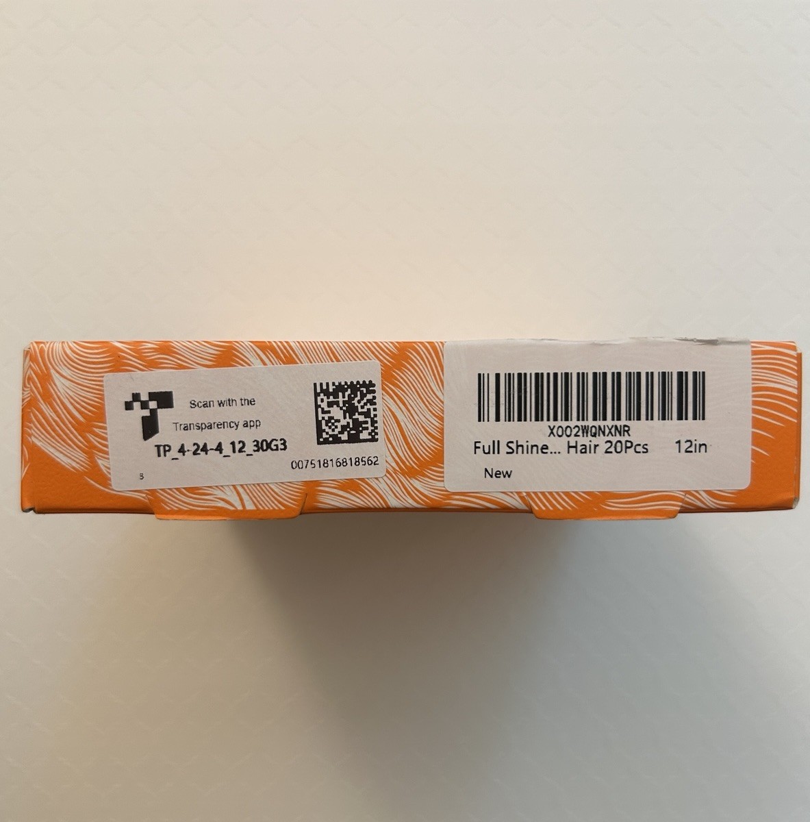 Full Shine Tape In Hair Extensions 12” 4-24-4 Brown Blonde Highlight 30g New