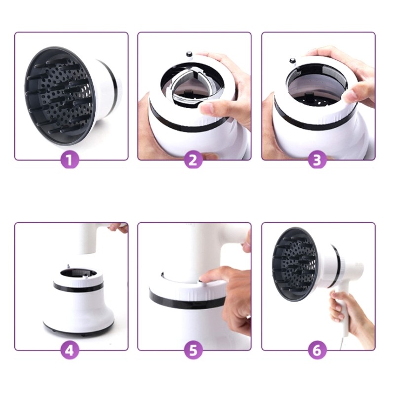Universal Hair Diffuser 1.18Inch to 3.15Inch for Natural Curly and Wavy Hair
