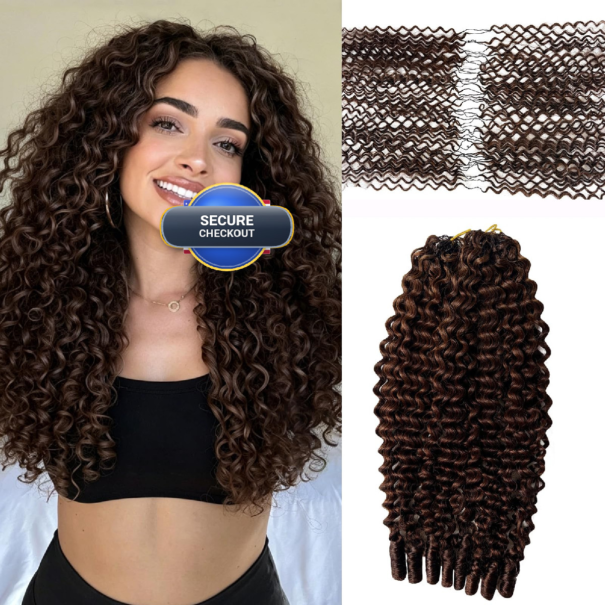 Munx Feather Crochet Human Hair For Black Women 60 Gram 14 Inch Bermese Curly