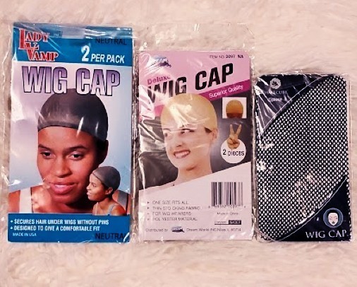 Lot of 5 Dream Lady Vamp Haircube Wig Cap One Size Fits All 4 Neutral 1 Black