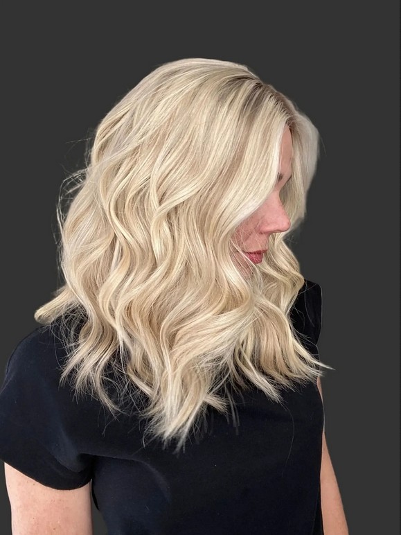 Ombre Blonde Balayage Wave Wig 100% Human Hair 13×4 Lace Front Wigs