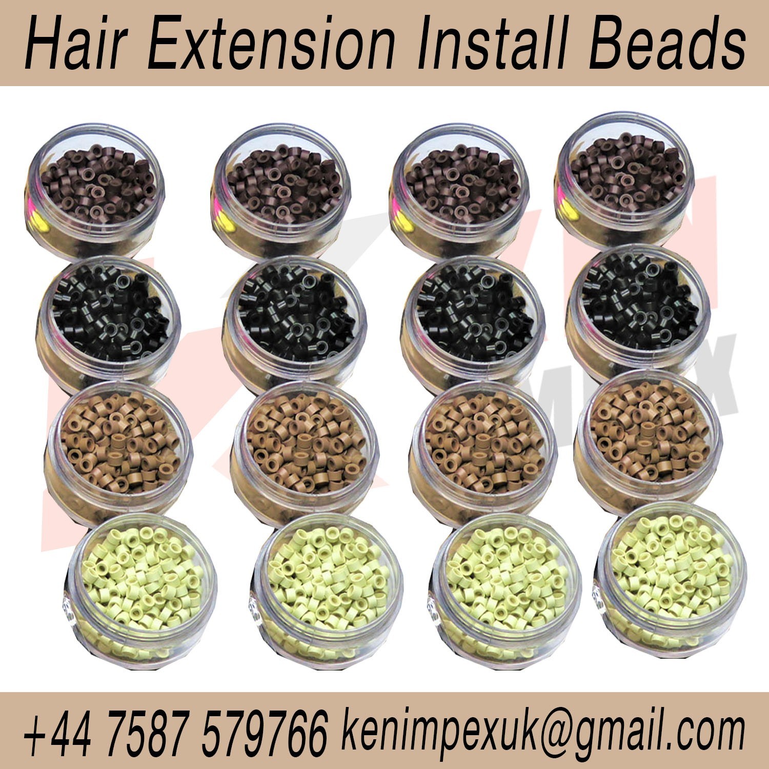 Wholesale Custom Salon Hair Extension Tool Set Hot Pink Gold Custom Logo Ability