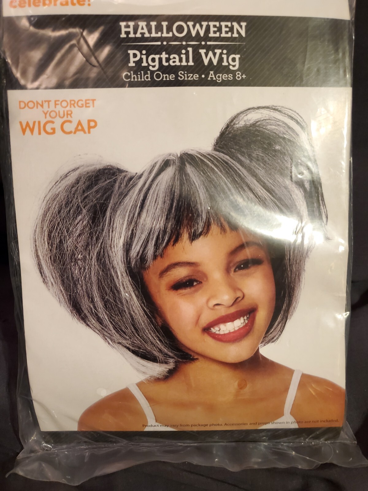 Way to Celebrate Cosplay or Halloween Pigtail Wig Child One Size