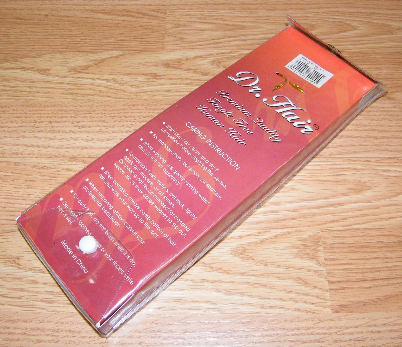 Dr. Hair – Yaki Deep Wave 10 (350) Copper Red Sew-in Weft Human Hair Extension