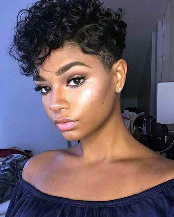 Afro Loose Wave StyleShort HalloweenFashion Curly Wigs for Women Black Natural