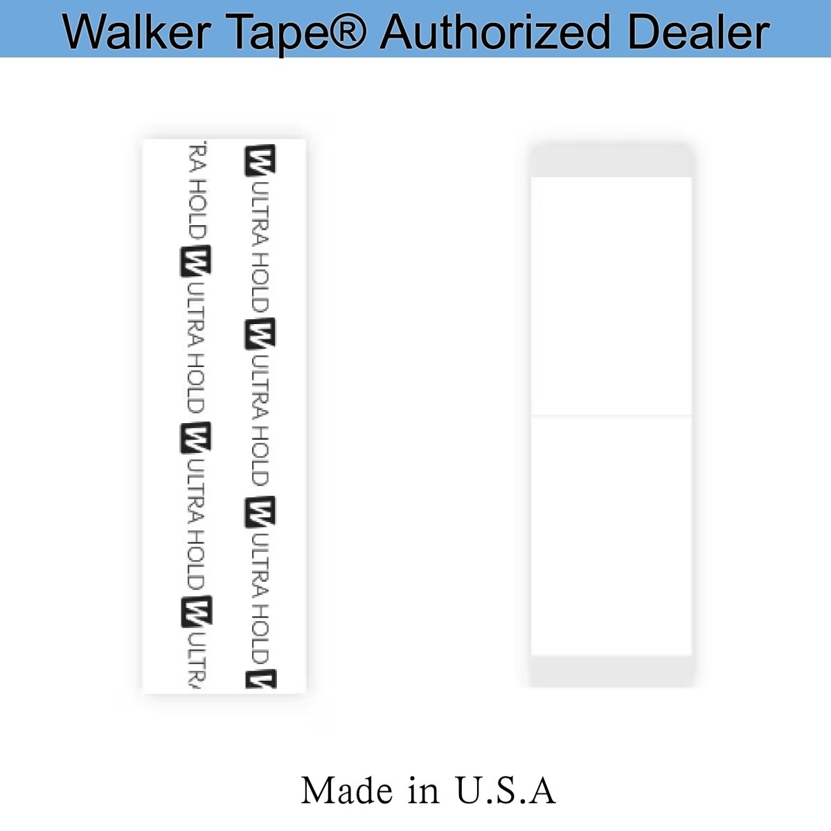 Walker Ultra Hold Tape, 1″ X 3″ Strips, 36Pcs/Bag, Daily Wear Tape