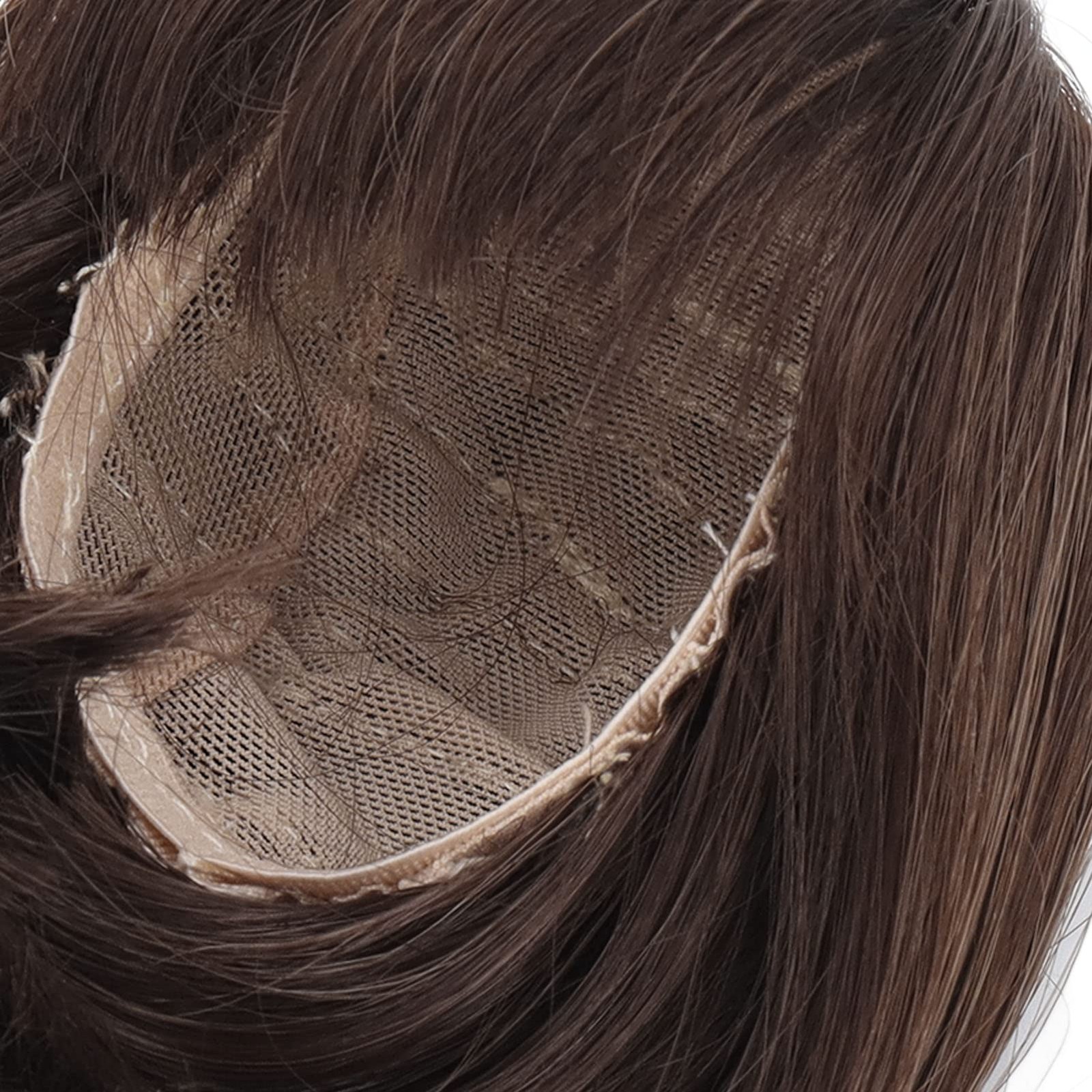 Fdit Doll Wig, Internal 1/3 doll size (21 ~ 24cm / 8.27 ~ 9.45in), Dark Brown