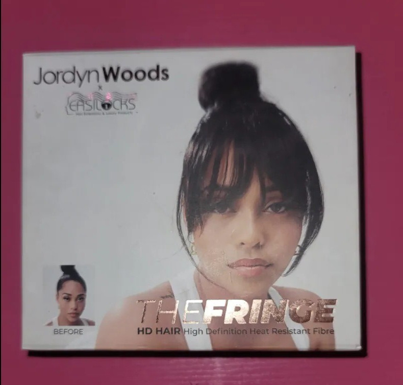 JORDYN WOODS X EASILOCKS “THE FRINGE” CLIP-IN HAIR EXTENSION – MALIBU BLONDE