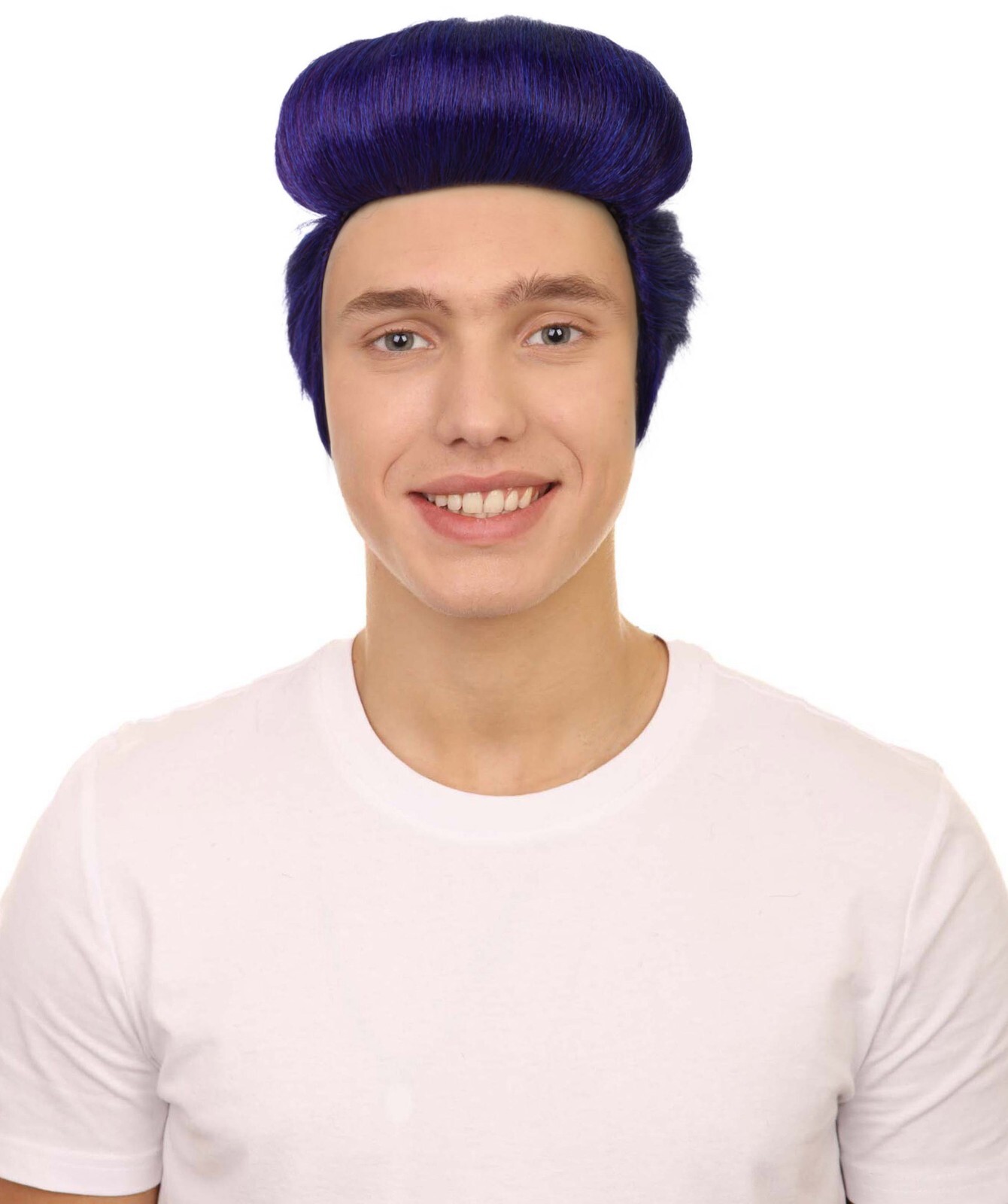 HPO Adult Men’s Manga Anime Pompadour Wig, Perfect for Halloween HM-1621