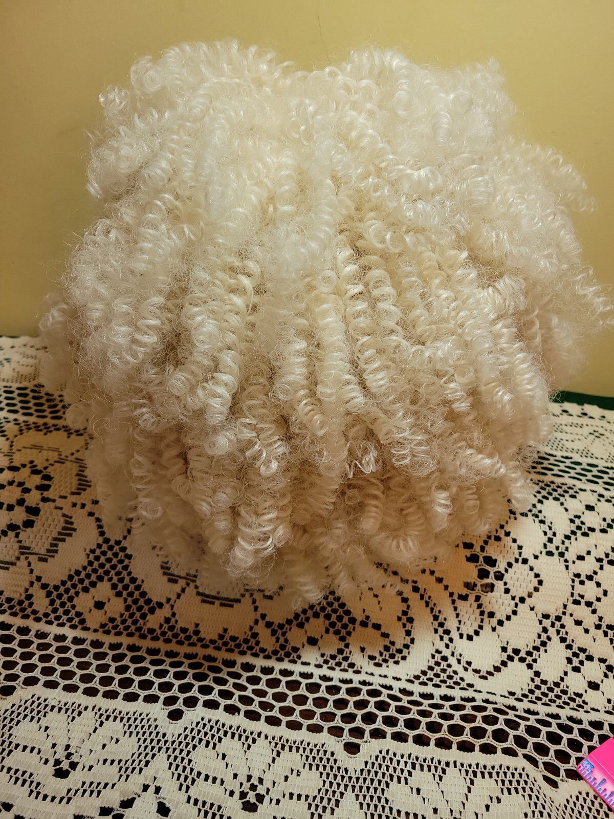 Annivia Platinum Queen’s Choice Short Curly Kinky Afro Wig Bangs Women Drag New!