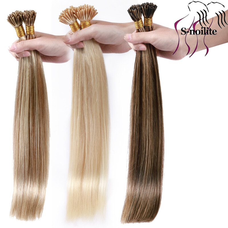 CLEARANCE Remy Human Hair Extensions Stick I Tip Micro Loop Ring Bead Pre Bonded
