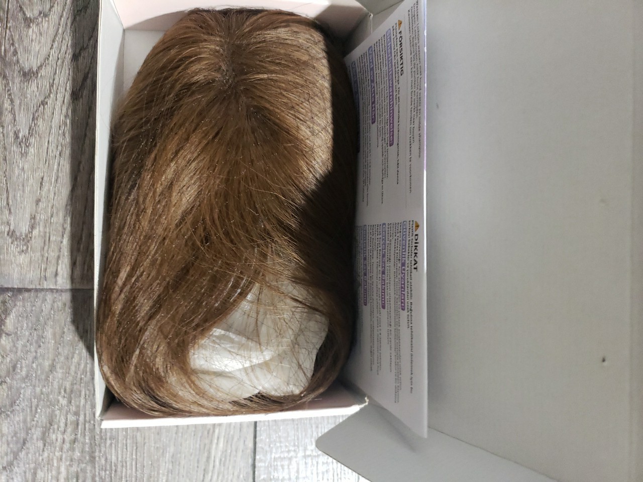 Rich Choices Women Hair Toppers Real Human Hair With Bangs, Clip In, 10 Inch #4