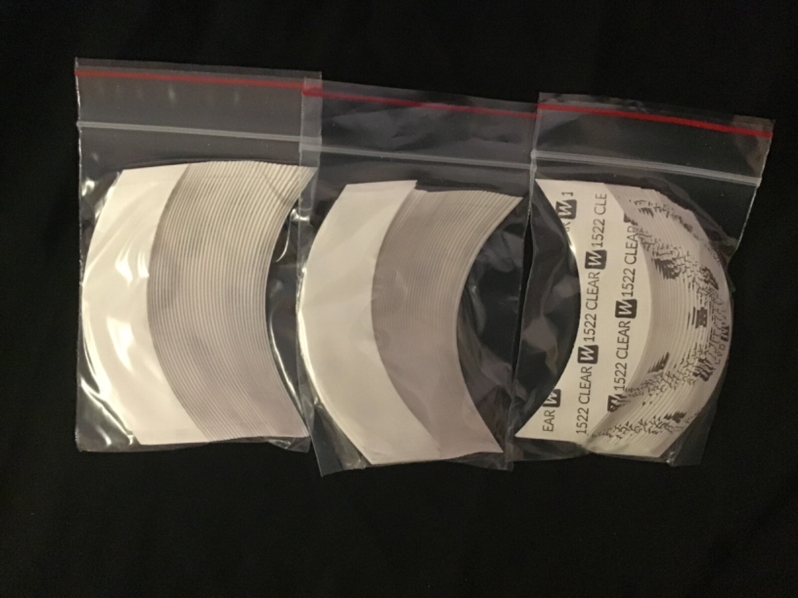 Walker 3M 1522 -108 Pc CC Contour- 3-Packs -Hairpiece Tape .Poly Wig System .NEW