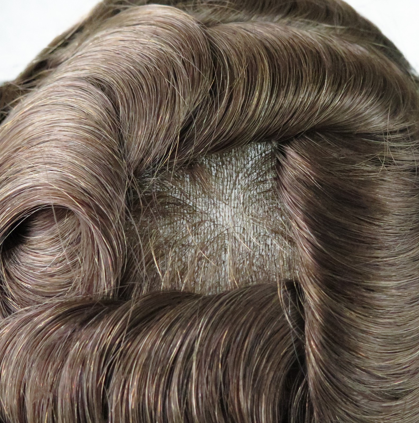 Toupee Human Hair for Men Replacement System Hairpiece 0.05mm Thin Skin BIO #6