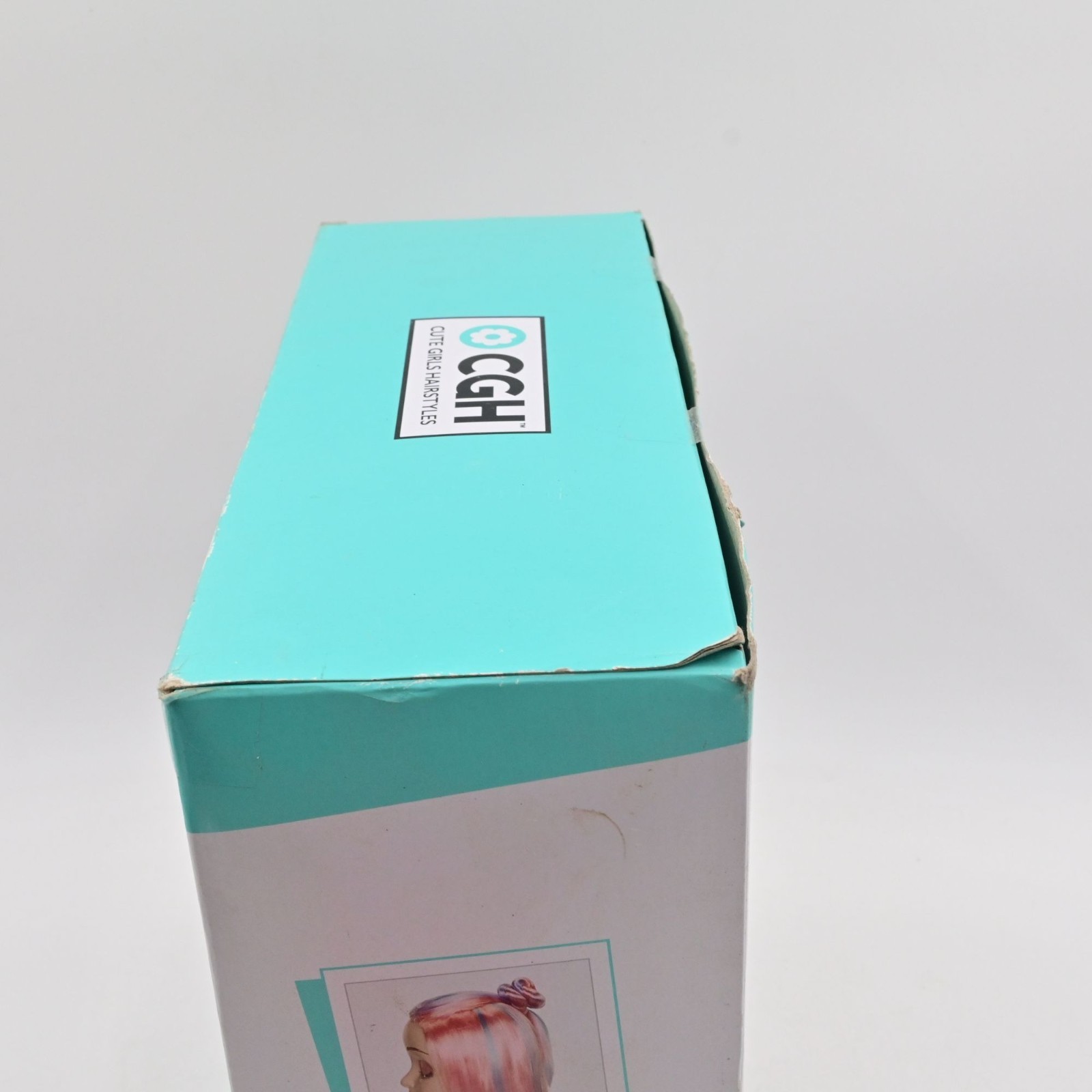 CGH Cute Girls Hairstyles Wig with Styling Head – Straight Multi-Color Hair