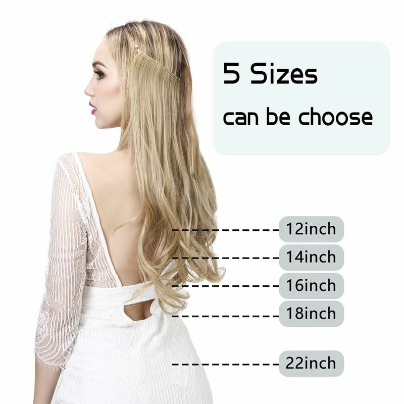 Hair Wire Natural Halos Extensions Human Invisible Real Secret Thick Piece One