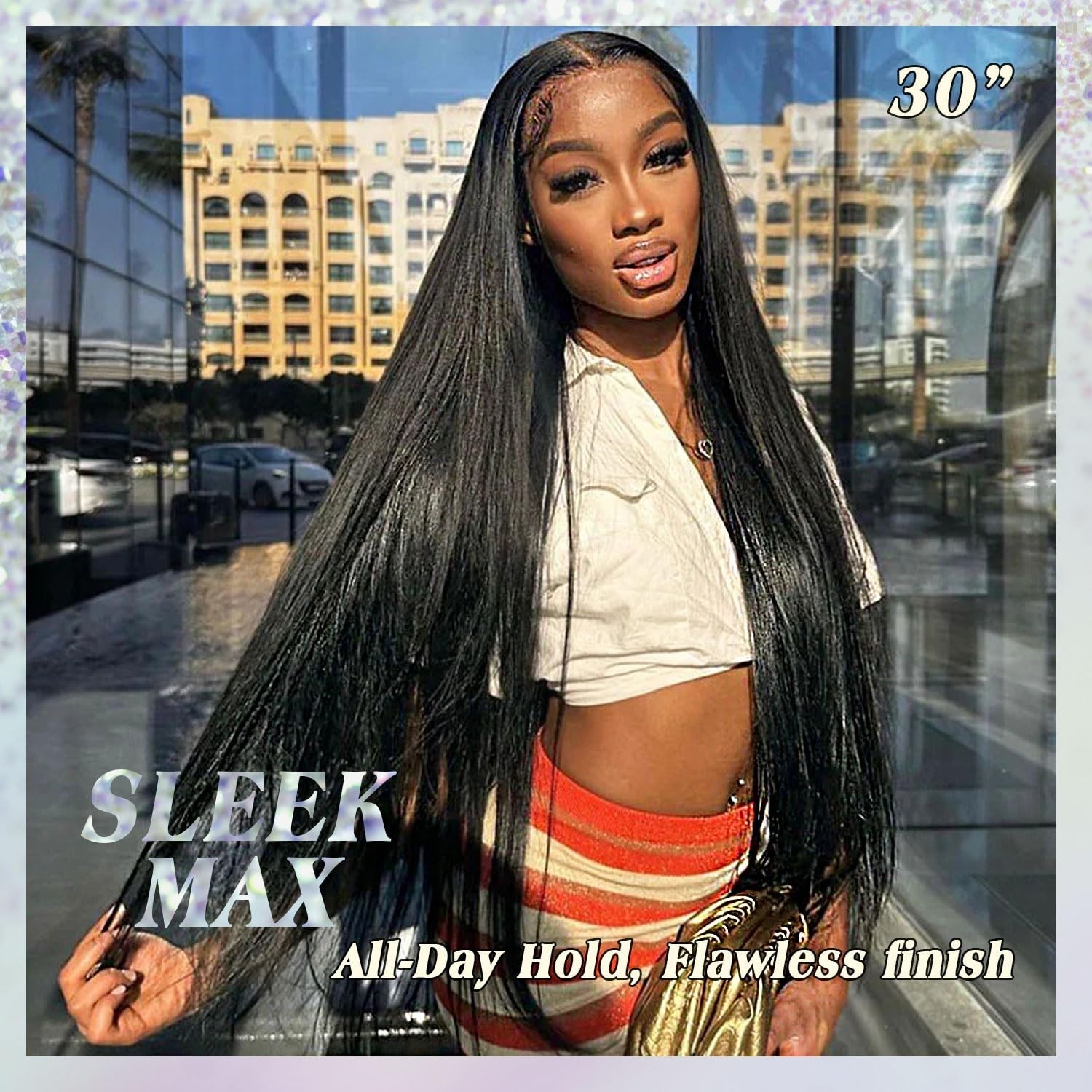 26 Inch HD Lace Front Wig, 13×6 Full Frontal, Pre-Plucked, 200% Density, Invisib