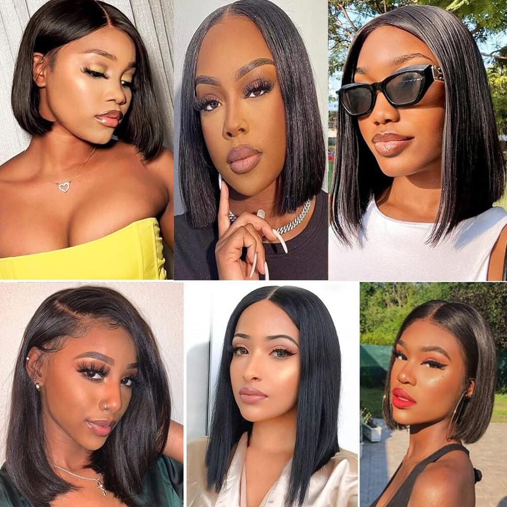 Frontal Hairpiece for Women Human Hair Extensions Thin PU Skin Lace Base Toupee