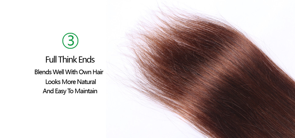 Honey Brown Silky Straight Sew In Hair Weave Extension 100 Human One Ali Bundle