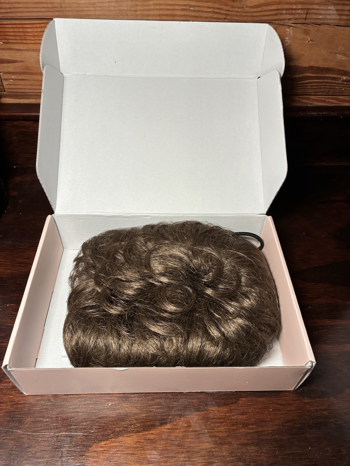 Short Wiglet Hair Topper for Women – Synthetic Hair Large Coverage Medium Brown