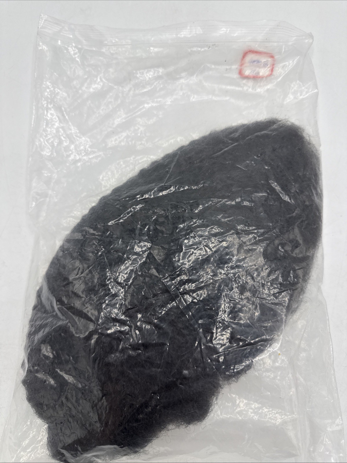 Afro Toupee 4MM Curly Kinky Hair 7.5×9.5 inch Hairpiece # 1B Black NEW!