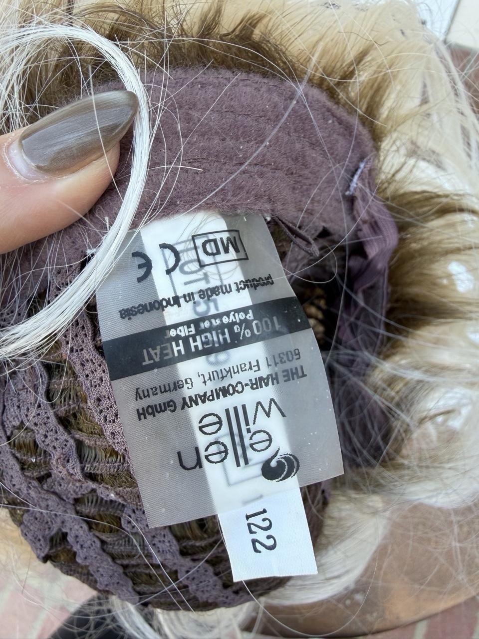 Ellen Wille Melody wig in champagne blond colour -in great condition