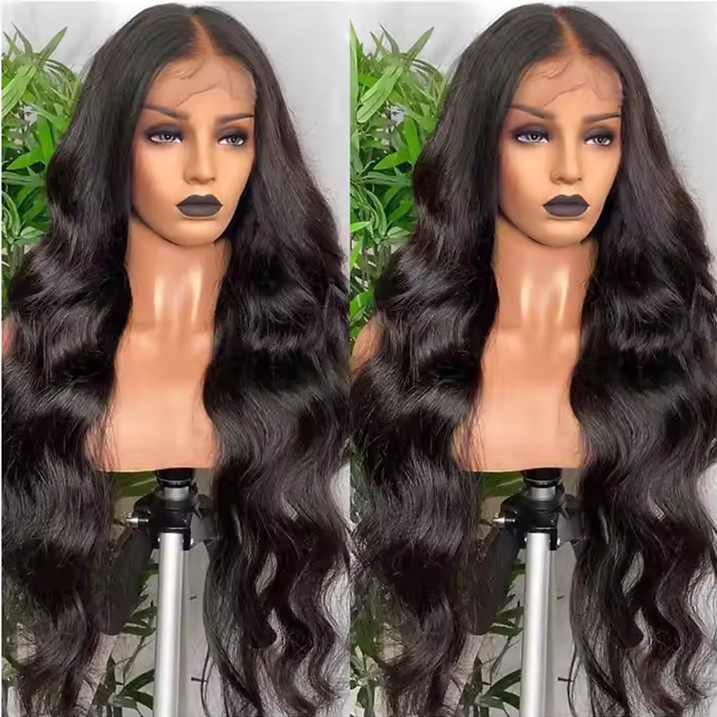 MM Body Wave HD Lace Front Wig 22” Wet & Wavy Human Hair 13×4 Transparent