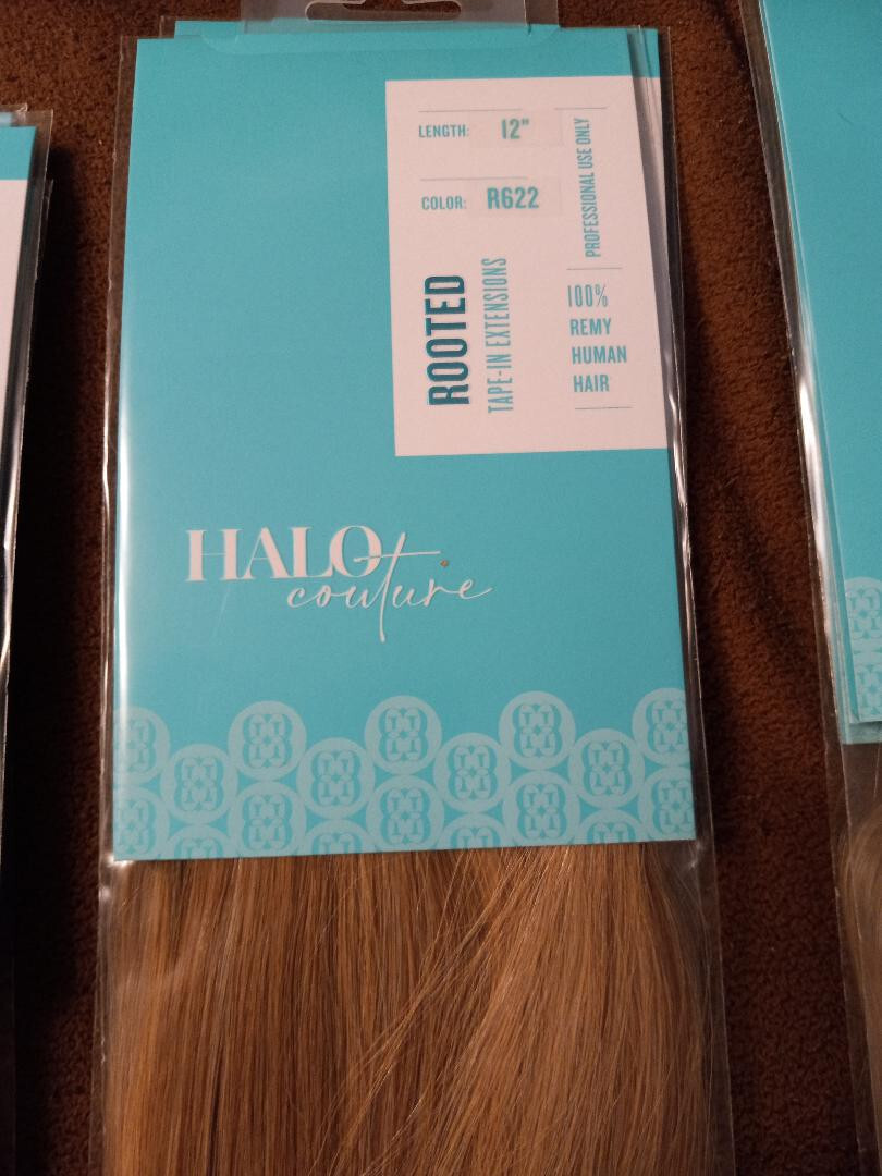 Halo Couture 12″ Professional Tape In Hair Extensions Color r622