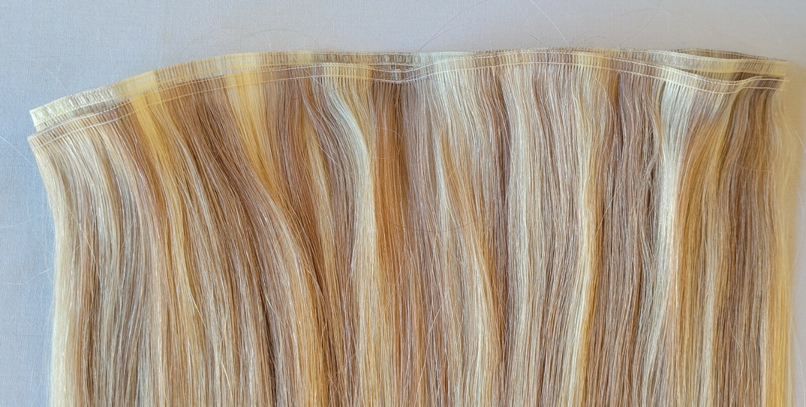 20″ Flat Weft Hair Weave, Sew In,75 grams,100% Human Hair Extensions #7/60