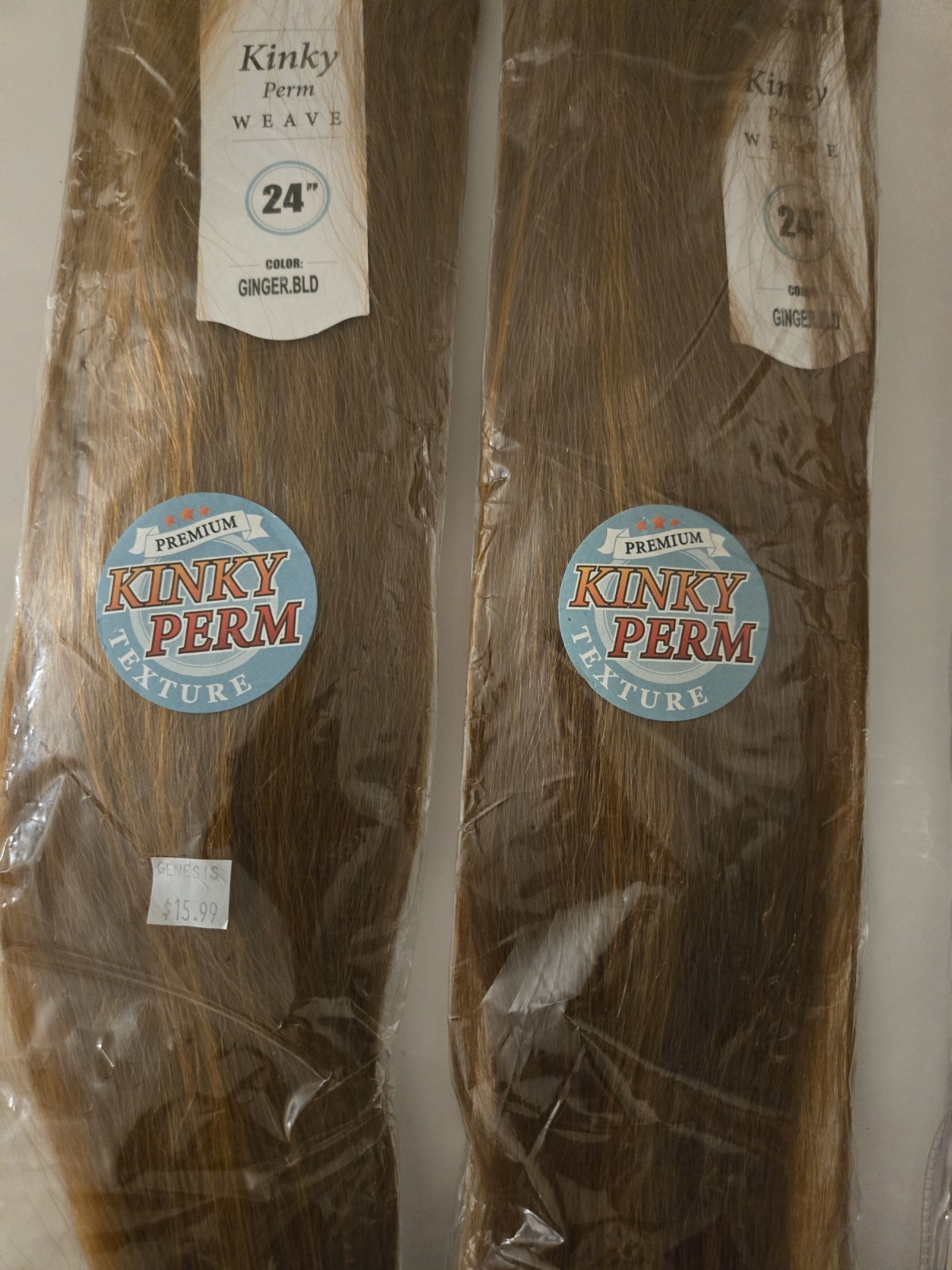 Miss Origin 12A Kinky Perm Human Hair Weave Extension 24in $30