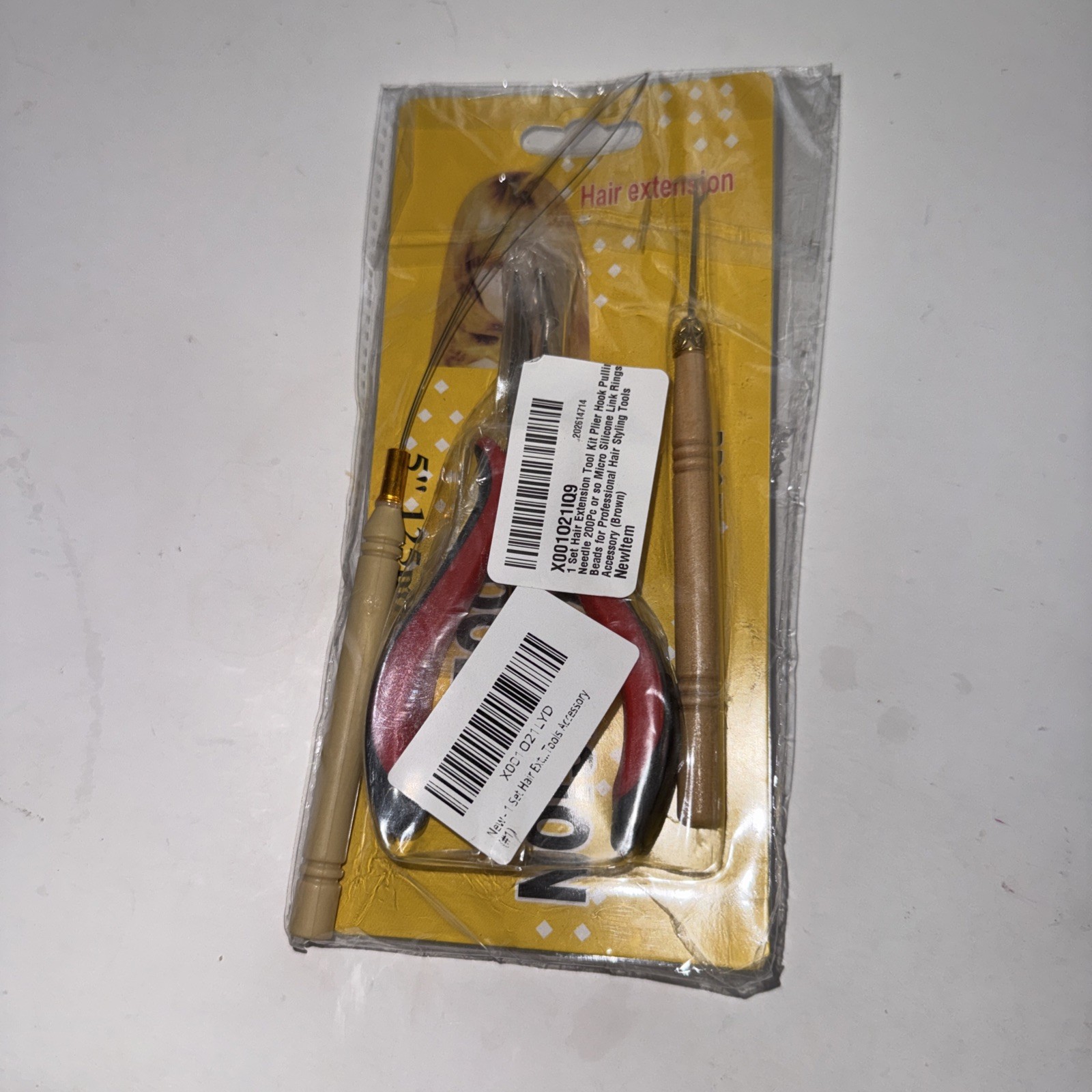Wennalife Sew In Hair Extension Tool Kit – Brown – New in Package
