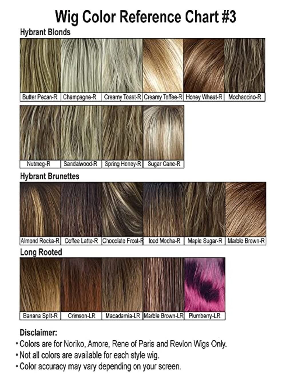 Noriko Sky Synthetic Wig by Rene of Paris and Wig Lift Comb – Champagne-R -…