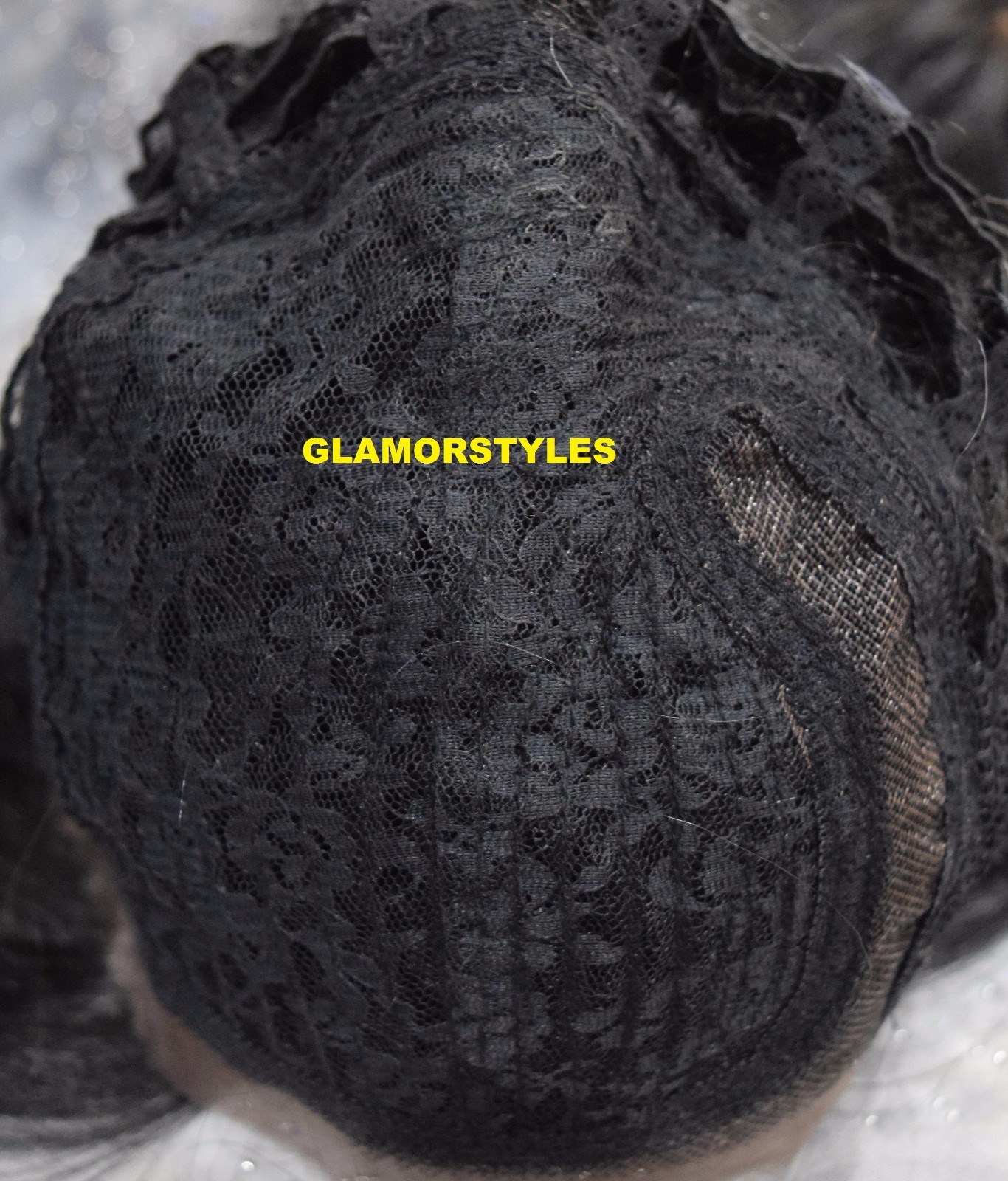 LACE FRONT FULL WIG EXTRA LONG WAVY LAYERED SIDE PART JET BLACK #1 HEAT OK NWT