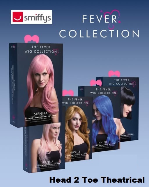 Fever Cara Wig baby blue black ombre woman soft wave daily dance stage actress