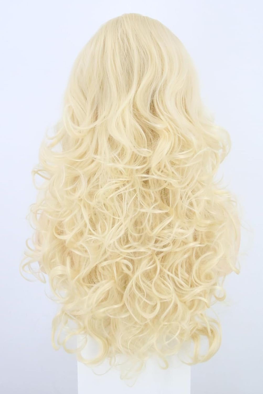Women’s Wig Blonde Long Curly Beehive Wig Big Hair Wigs Halloween Costume Access