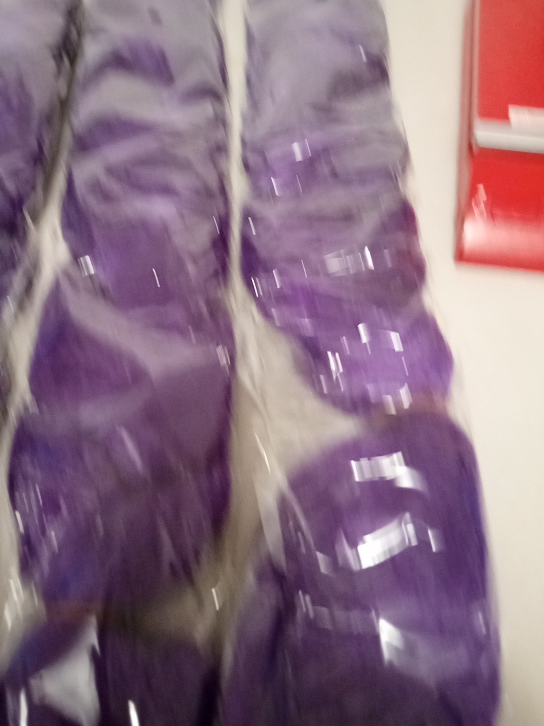 Lot of 3 Dark Purple Braiding Hair, Each 22″ Long, New unopened